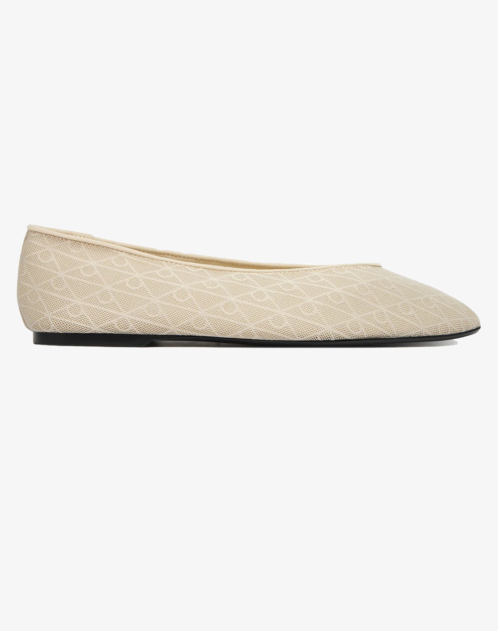 CALVIN KLEIN SQUARE BALLERINA AOP MESH