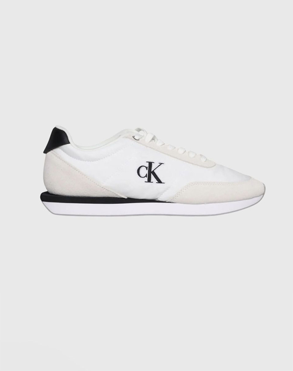 CALVIN KLEIN RETRO RUNNER LACE UP NYLON MG
