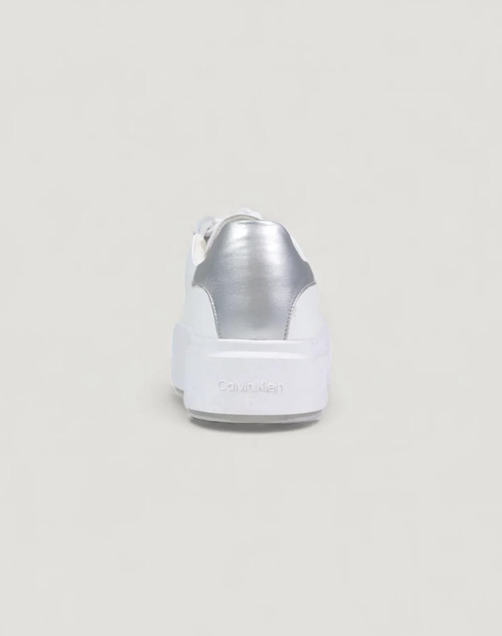 CALVIN KLEIN JEANS FLATFORM LACE UP LTH MET MG