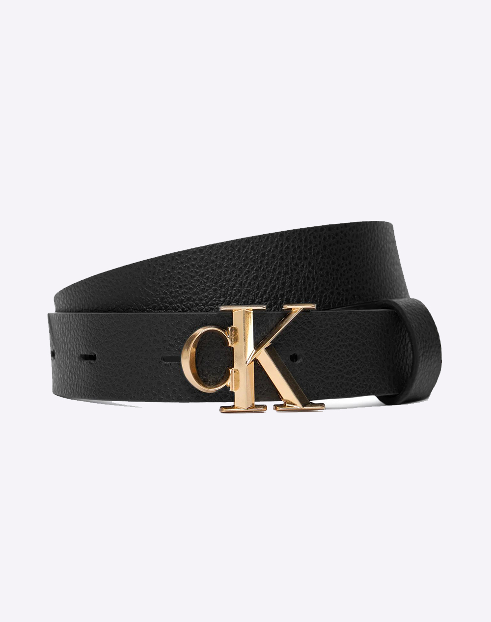 CALVIN KLEIN JEANS FACET CK BUCKLE PEBBLE STRAP 25M