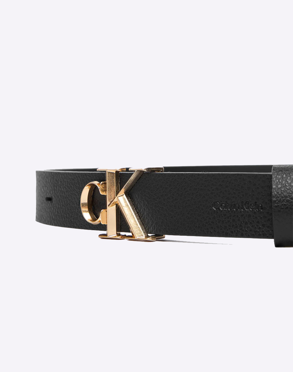 CALVIN KLEIN JEANS FACET CK BUCKLE PEBBLE STRAP 25M
