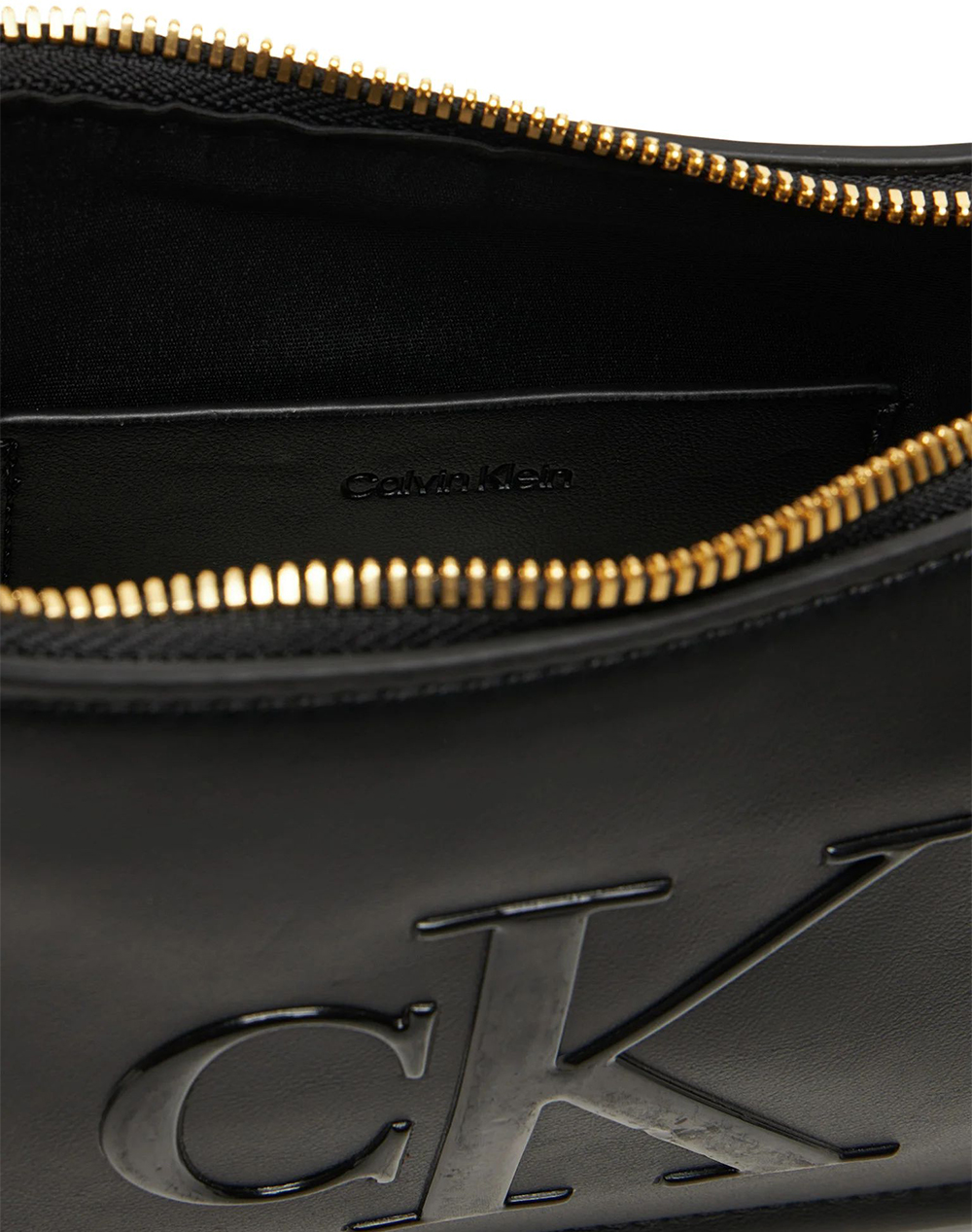 CALVIN KLEIN RAISED CK SMALL SHOULDER BAG