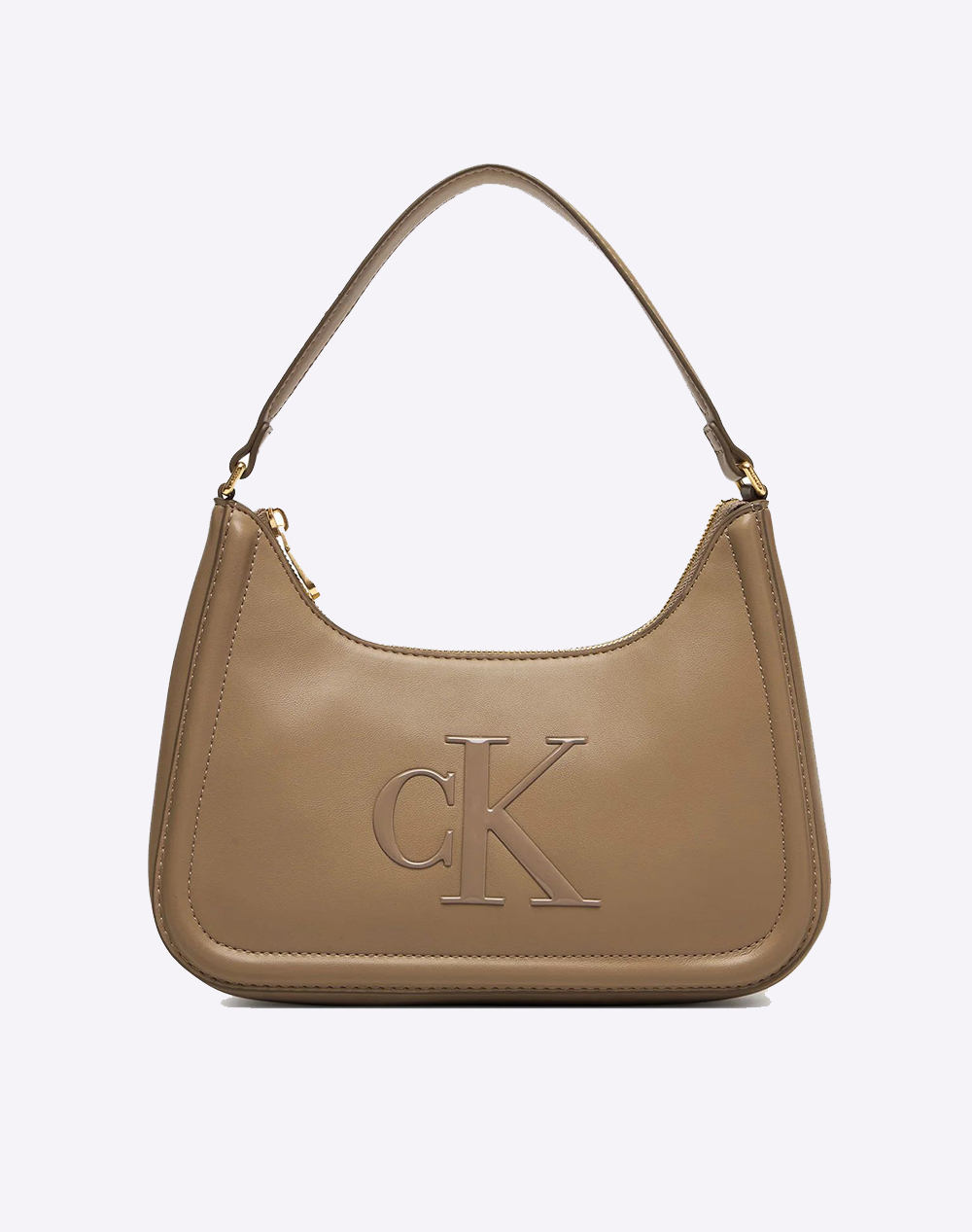 CALVIN KLEIN RAISED CK SMALL SHOULDER BAG