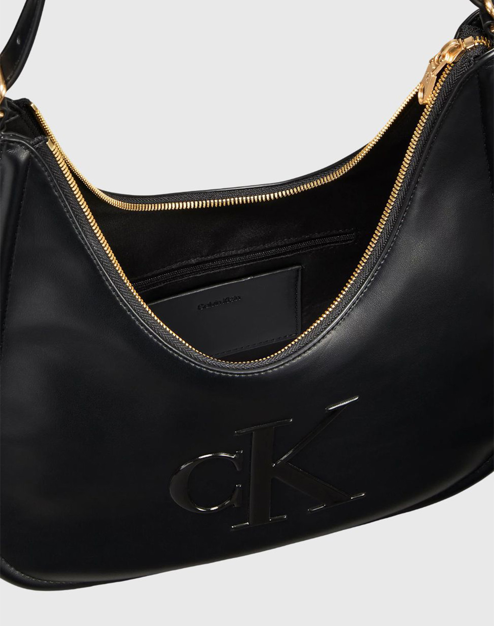 CALVIN KLEIN JEANS BOLD CK CRESCENT BAG