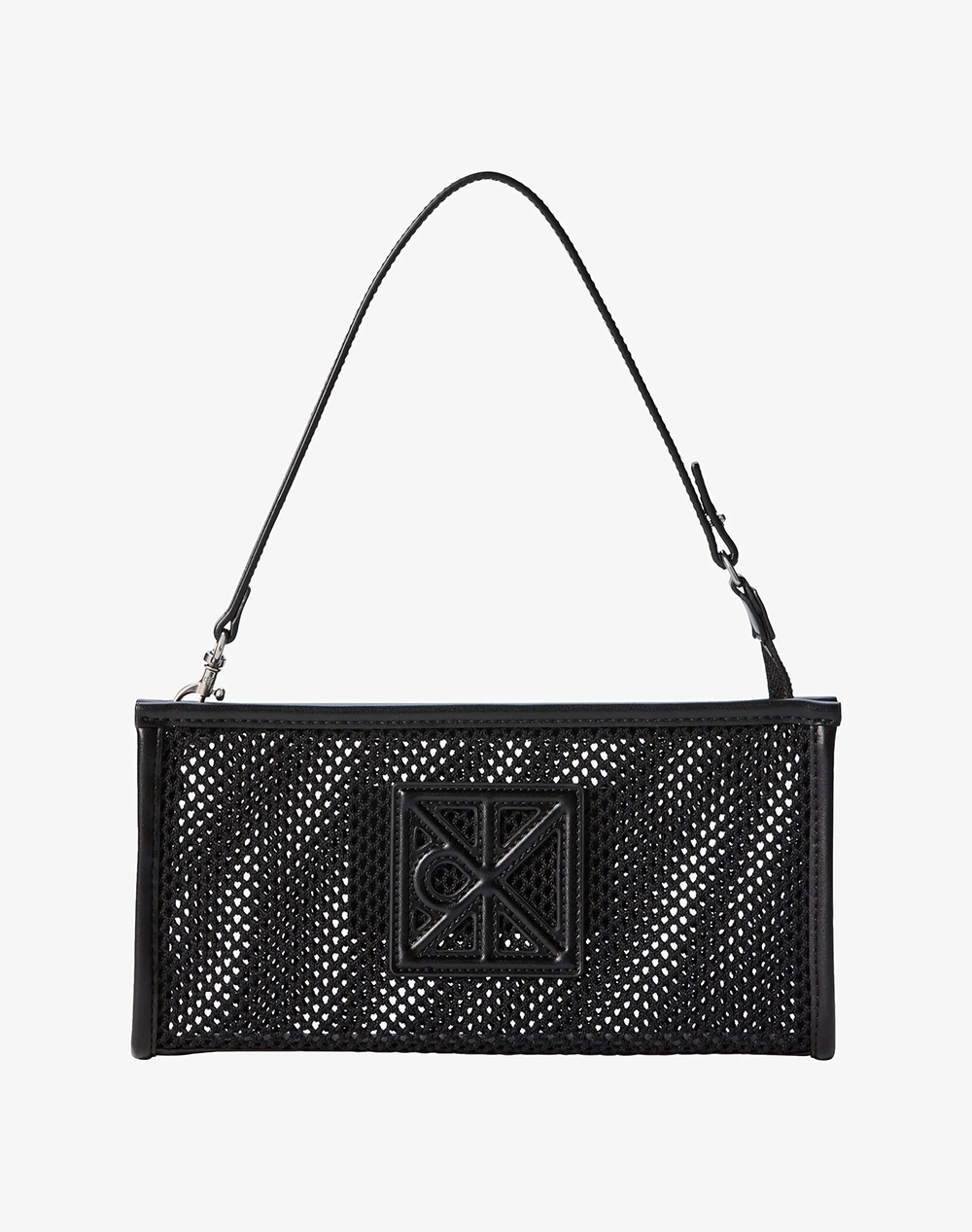 CALVIN KLEIN JEANS EMBLEM MESH CONVERTIBLE POUCH
