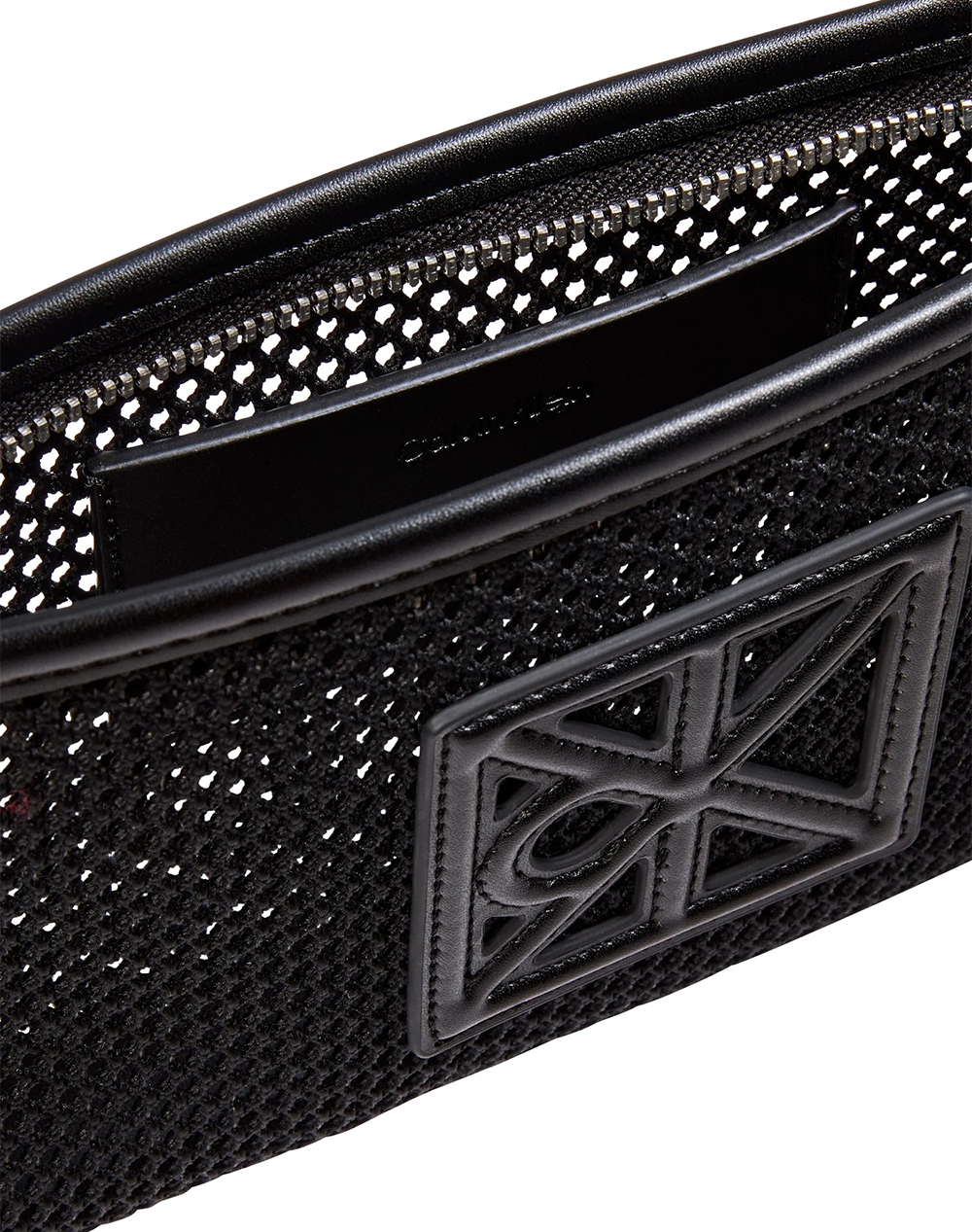 CALVIN KLEIN JEANS EMBLEM MESH CONVERTIBLE POUCH