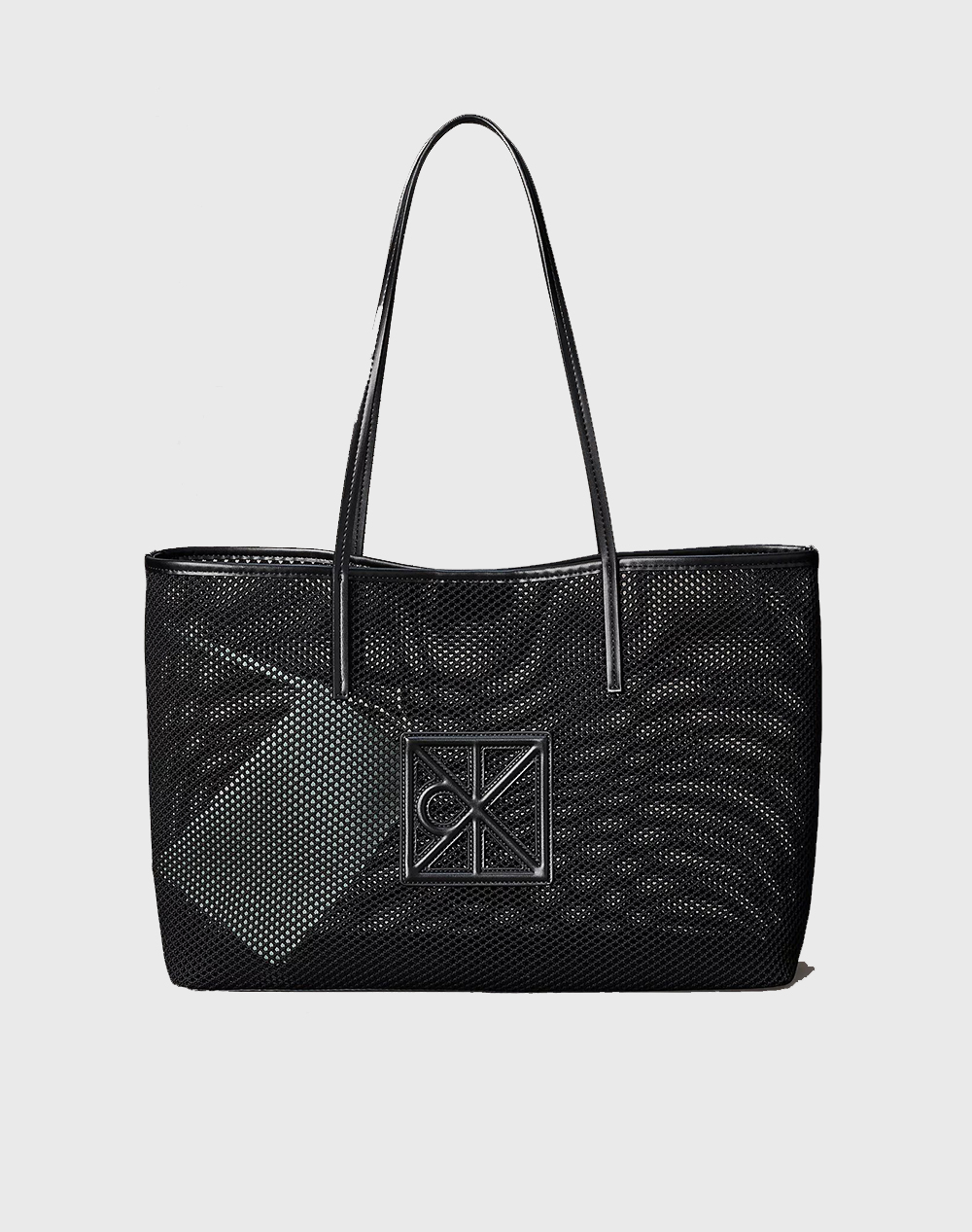 CALVIN KLEIN JEANS EMBLEM MESH TOTE