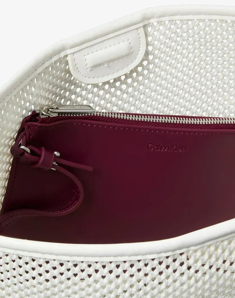 CALVIN KLEIN JEANS EMBLEM MESH BUCKET