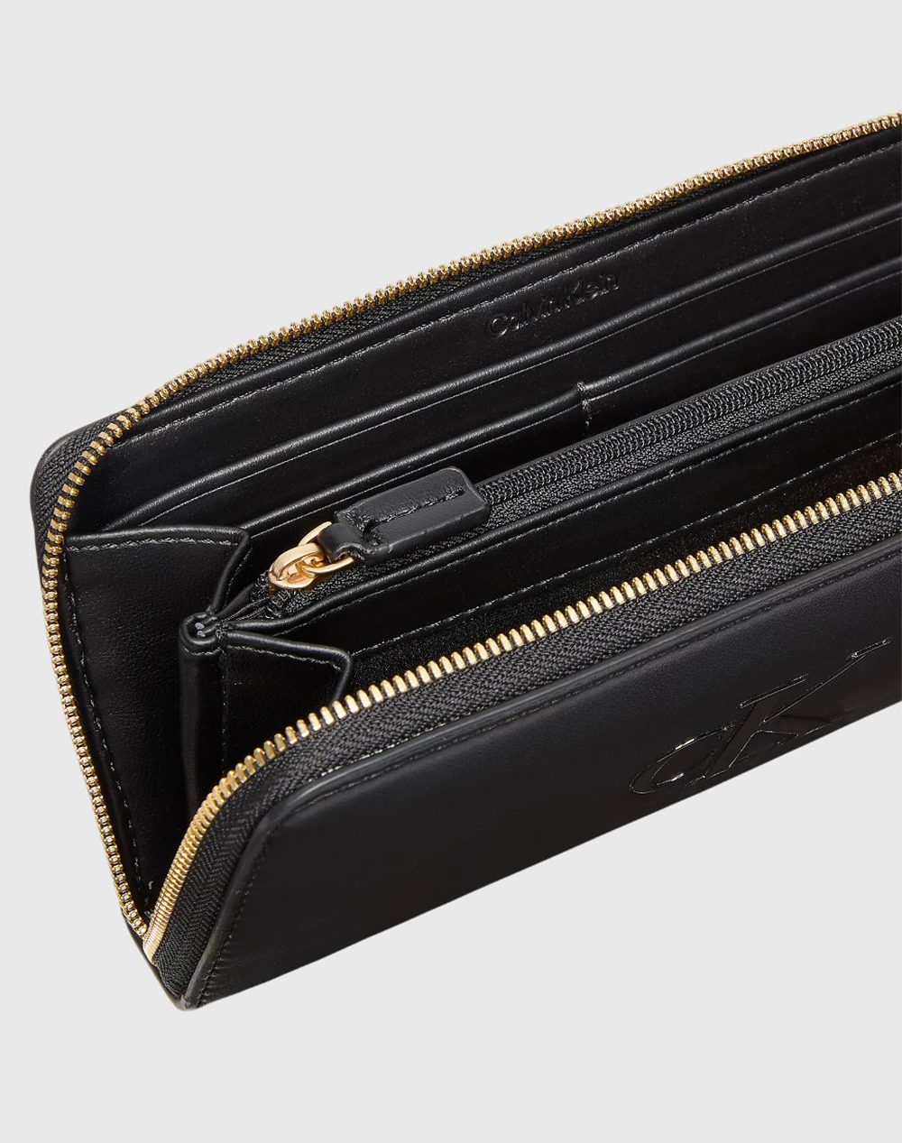 CALVIN KLEIN RAISED CK LONG ZIP AROUND