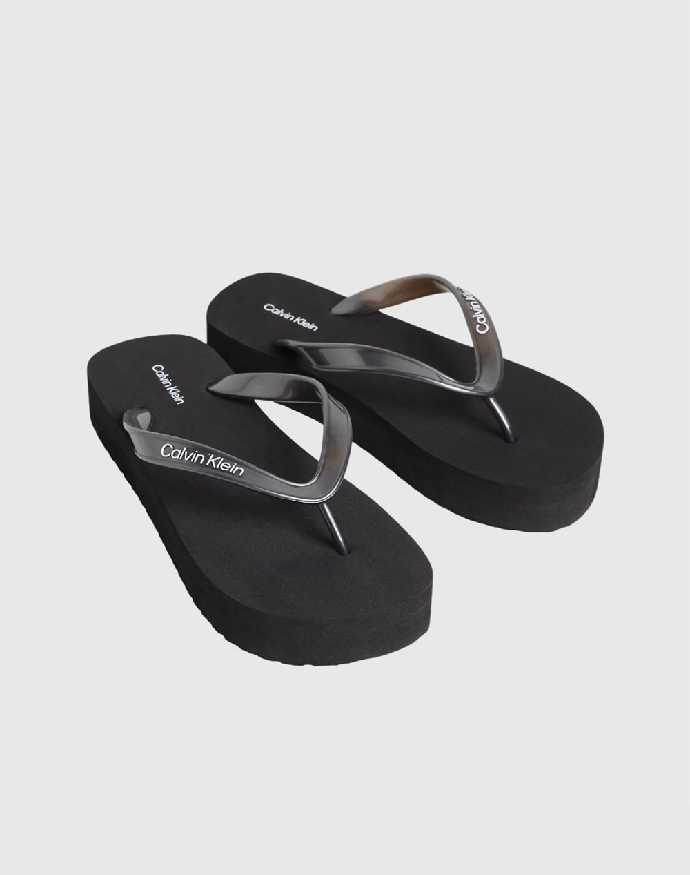 CALVIN KLEIN JEANS FLATFORM FLIP FLOP MET TPU