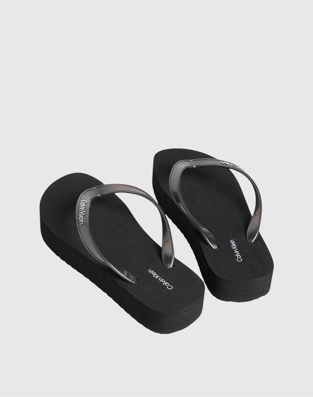 CALVIN KLEIN JEANS FLATFORM FLIP FLOP MET TPU