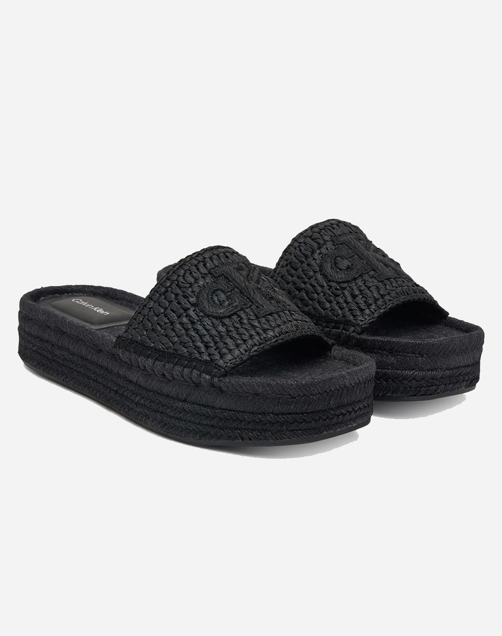 CALVIN KLEIN JEANS FLATF ESPADRILLE RAFFIA MG