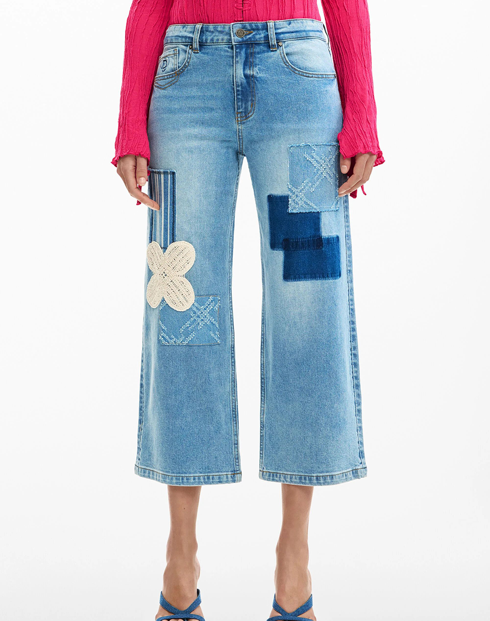 DESIGUAL DENIM_LETO WOMENS TROUSERS