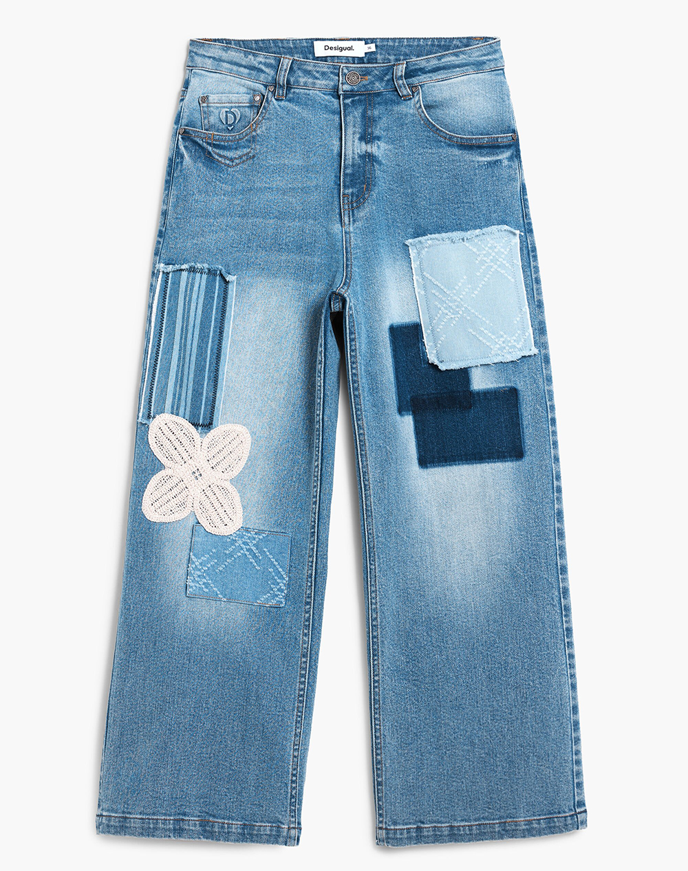 DESIGUAL DENIM_LETO WOMENS TROUSERS
