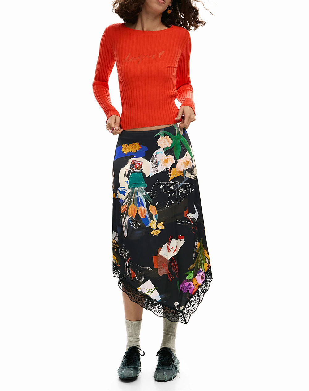 DESIGUAL FAL_VENT_ARTY WOMENS SKIRT