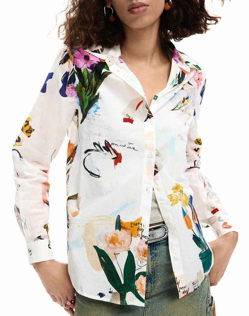 DESIGUAL CAM_MILA WOMENS SHIRT