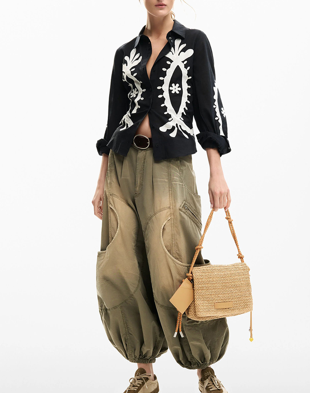 DESIGUAL CAM_FLORA WOMENS SHIRT