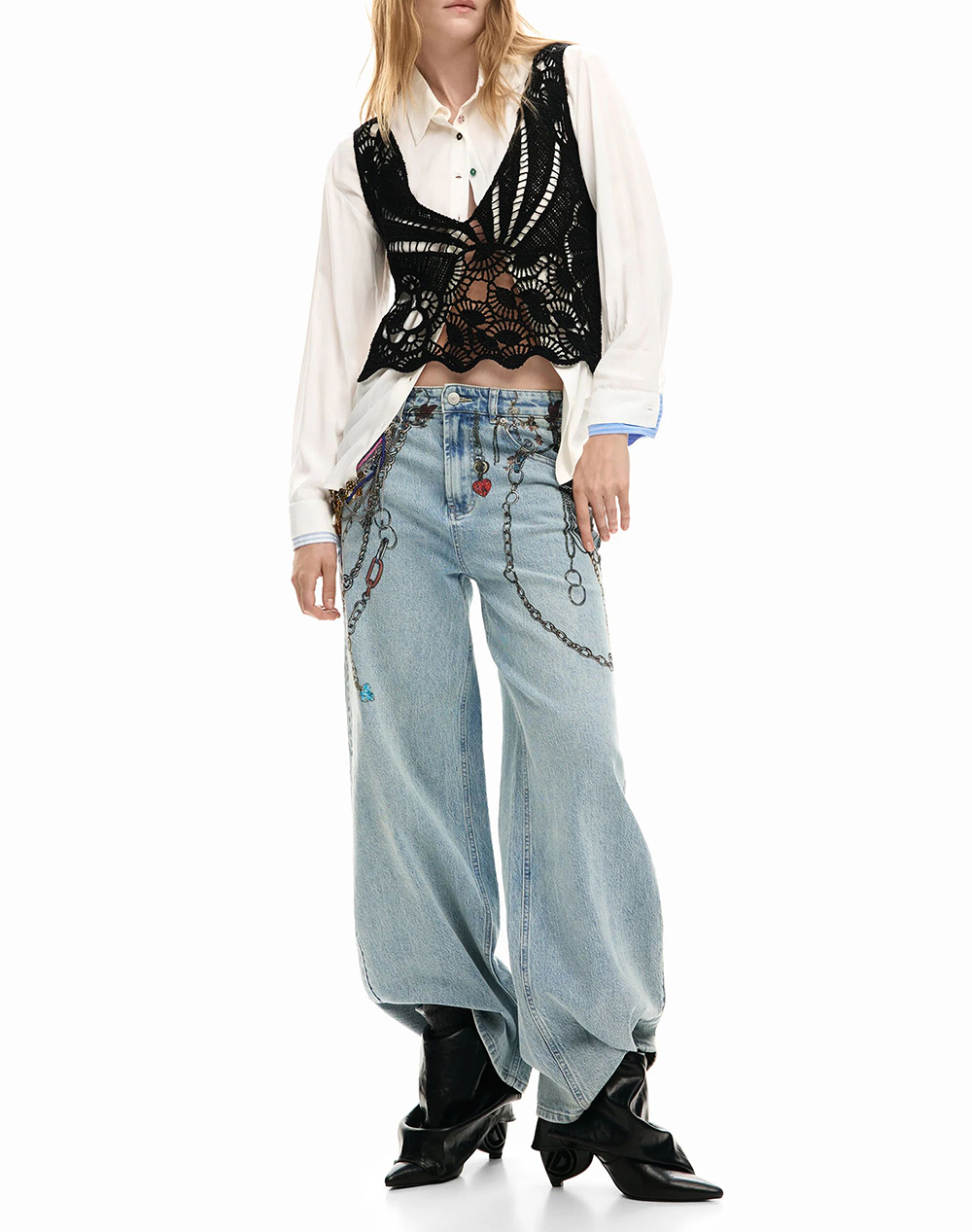 DESIGUAL CAM_LIRIO WOMENS SHIRT