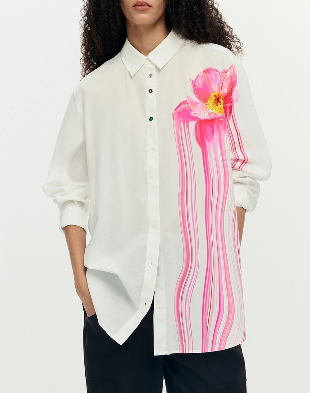 DESIGUAL CAM_GLOSS WOMENS SHIRT