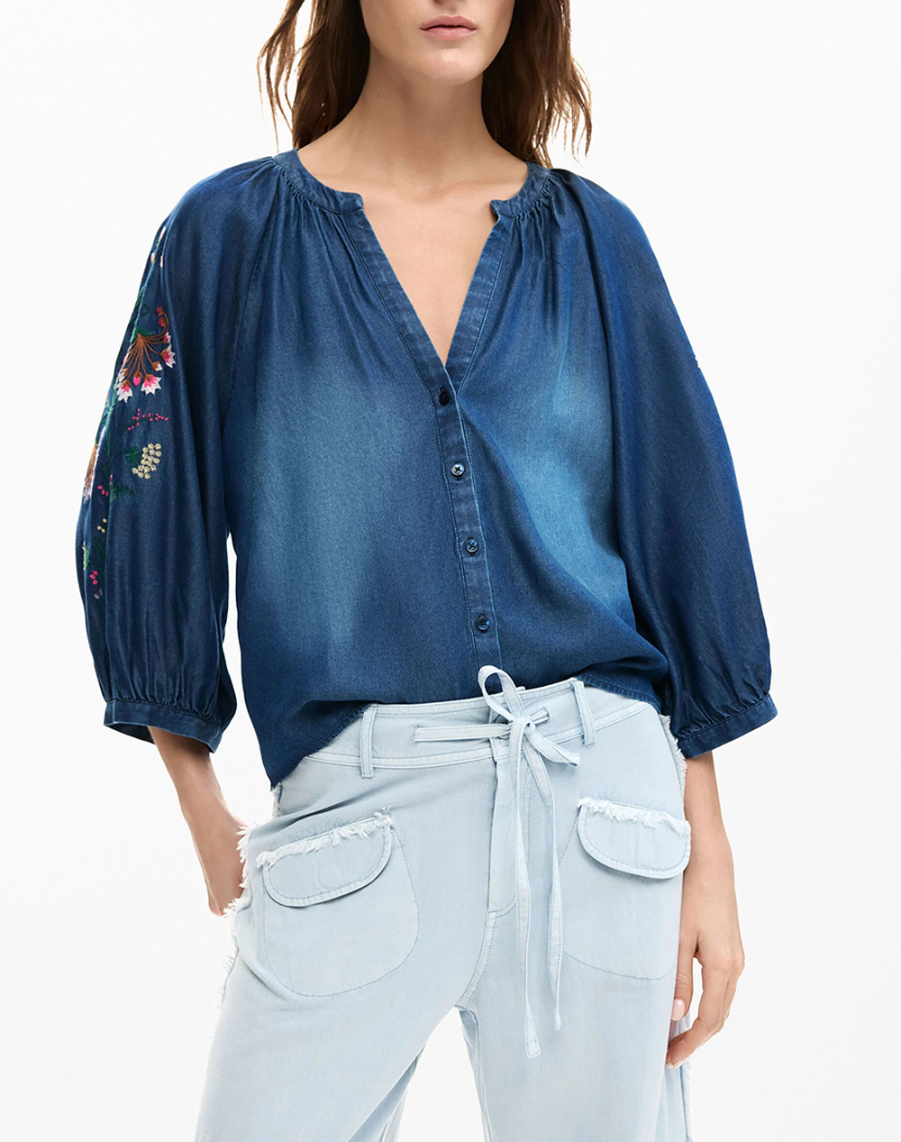 DESIGUAL BLUS_CHAMBRE WOMENS BLOUSE
