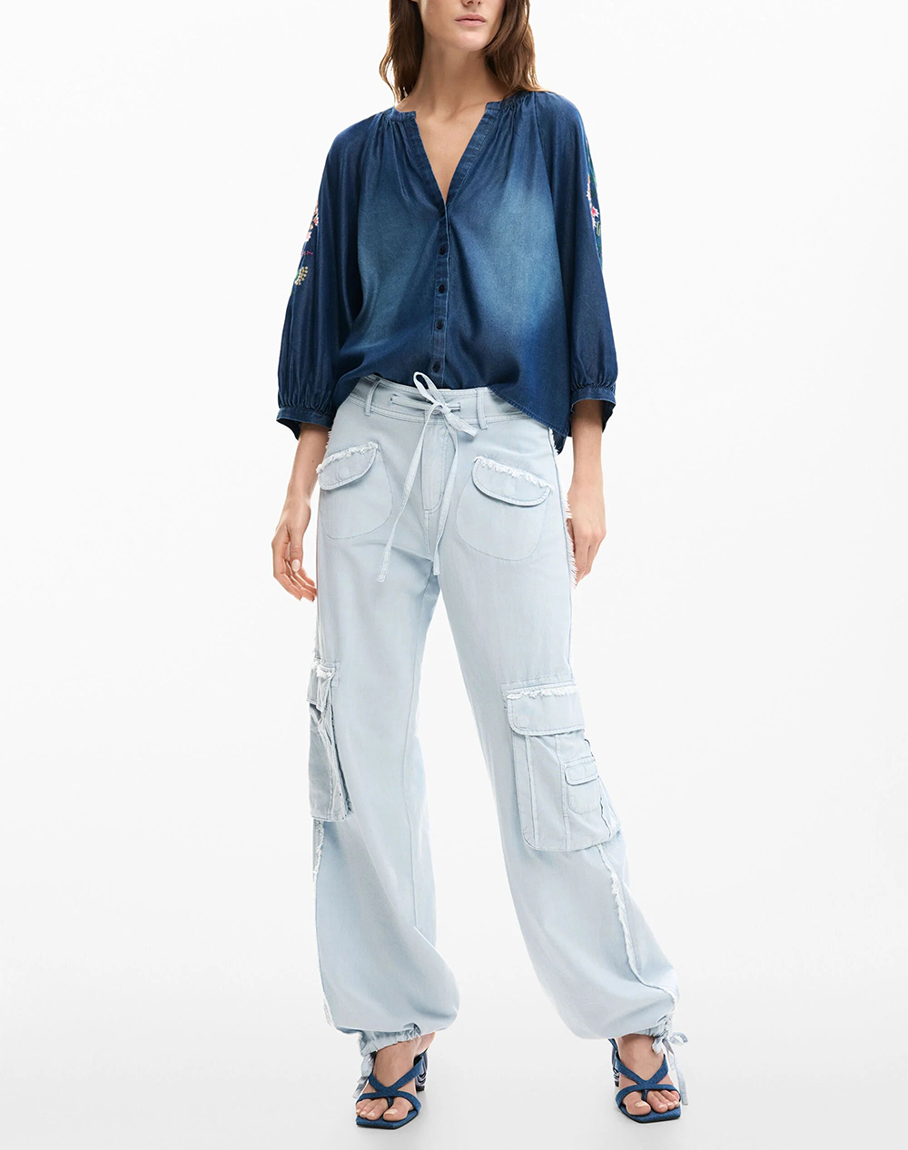 DESIGUAL BLUS_CHAMBRE WOMENS BLOUSE