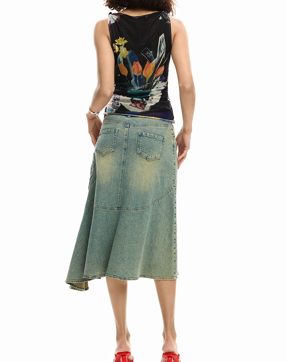 DESIGUAL TS_BRUSELAS ДАМСКА БЛУЗА