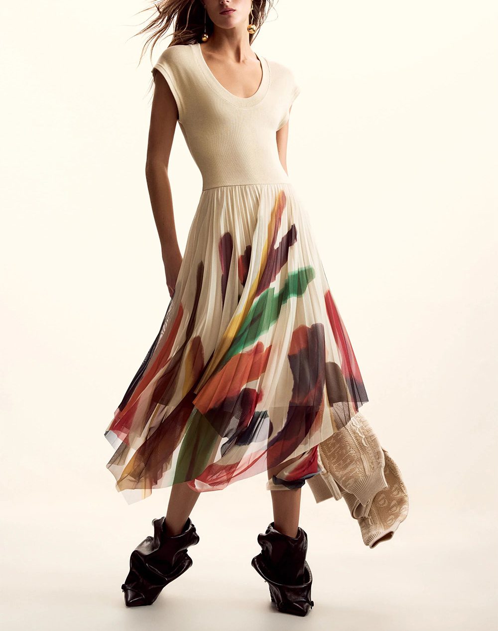 DESIGUAL VEST_BRUSHES_LACROIX WOMENS DRESS