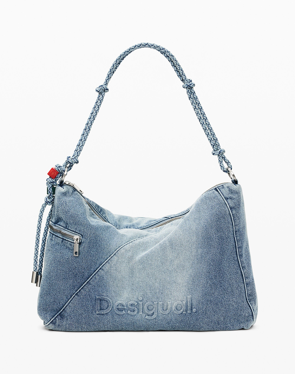 DESIGUAL BAG_HALF LOGO DENIM L ДАМСКА ЧАНТА