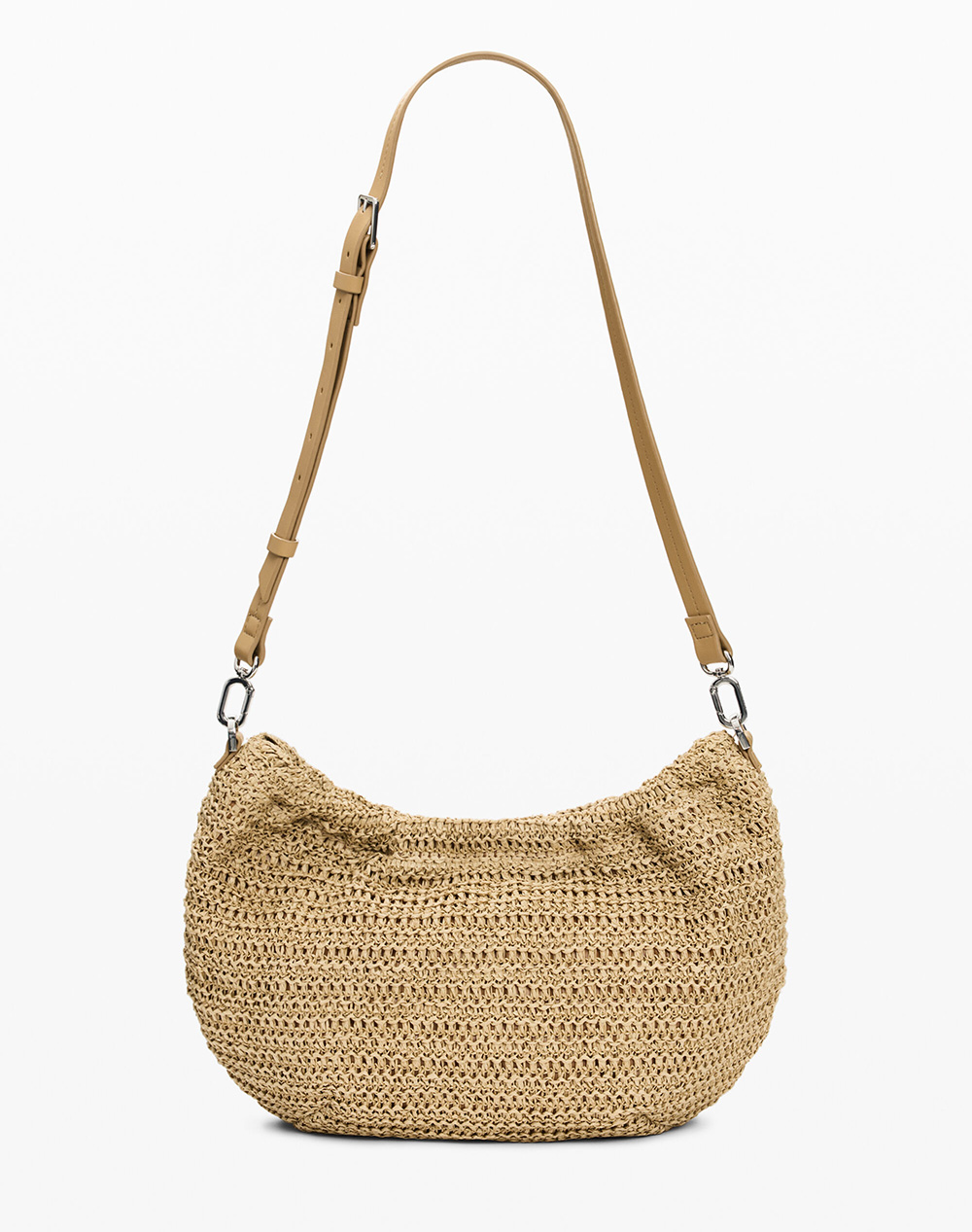 DESIGUAL BAG_HALF LOGO RAFFIA WA WOMENS BAG