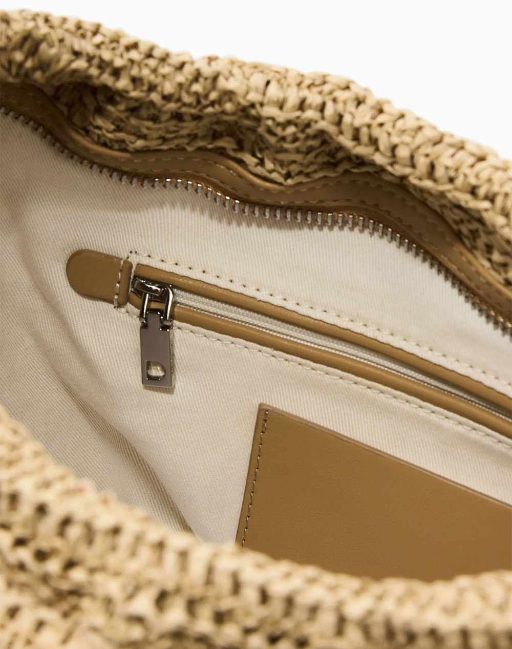 DESIGUAL BAG_HALF LOGO RAFFIA WA WOMENS BAG