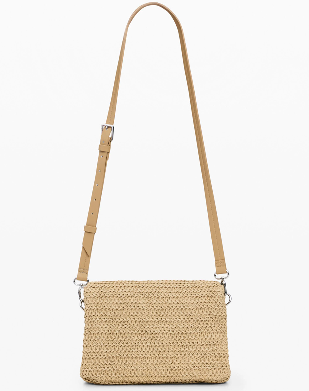 DESIGUAL BAG_HALF LOGO RAFFIA VE WOMENS BAG