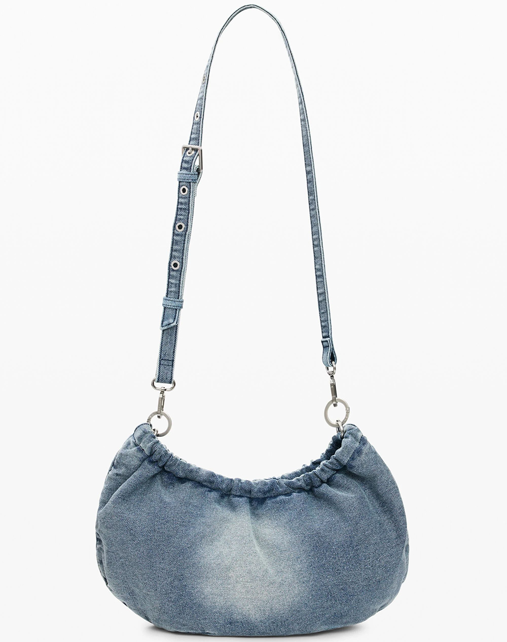 DESIGUAL BAG_HALF LOGO DENIM W WOMENS BAG