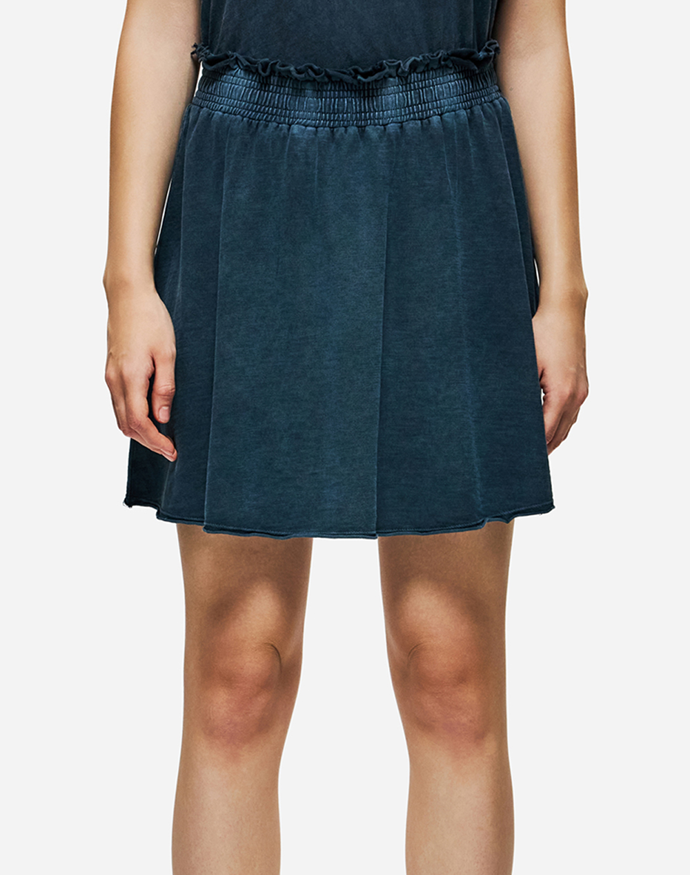 DIRTY LAUNDRY MINI SKIRT WITH RAW EDGES