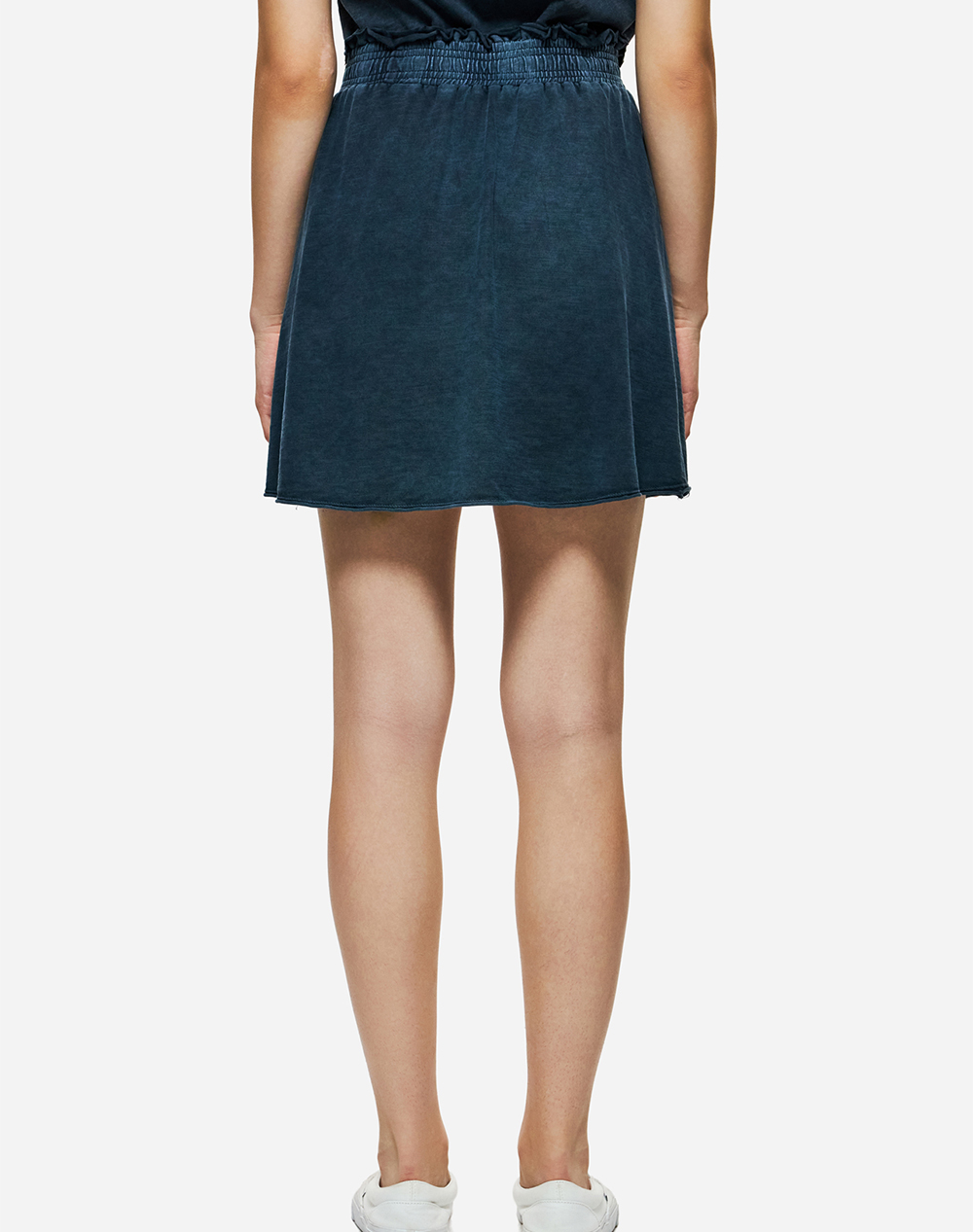 DIRTY LAUNDRY MINI SKIRT WITH RAW EDGES