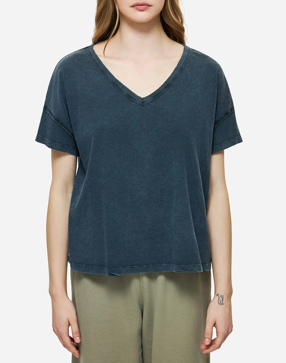 DIRTY LAUNDRY OVERSIZED V-NECK T-SHIRT