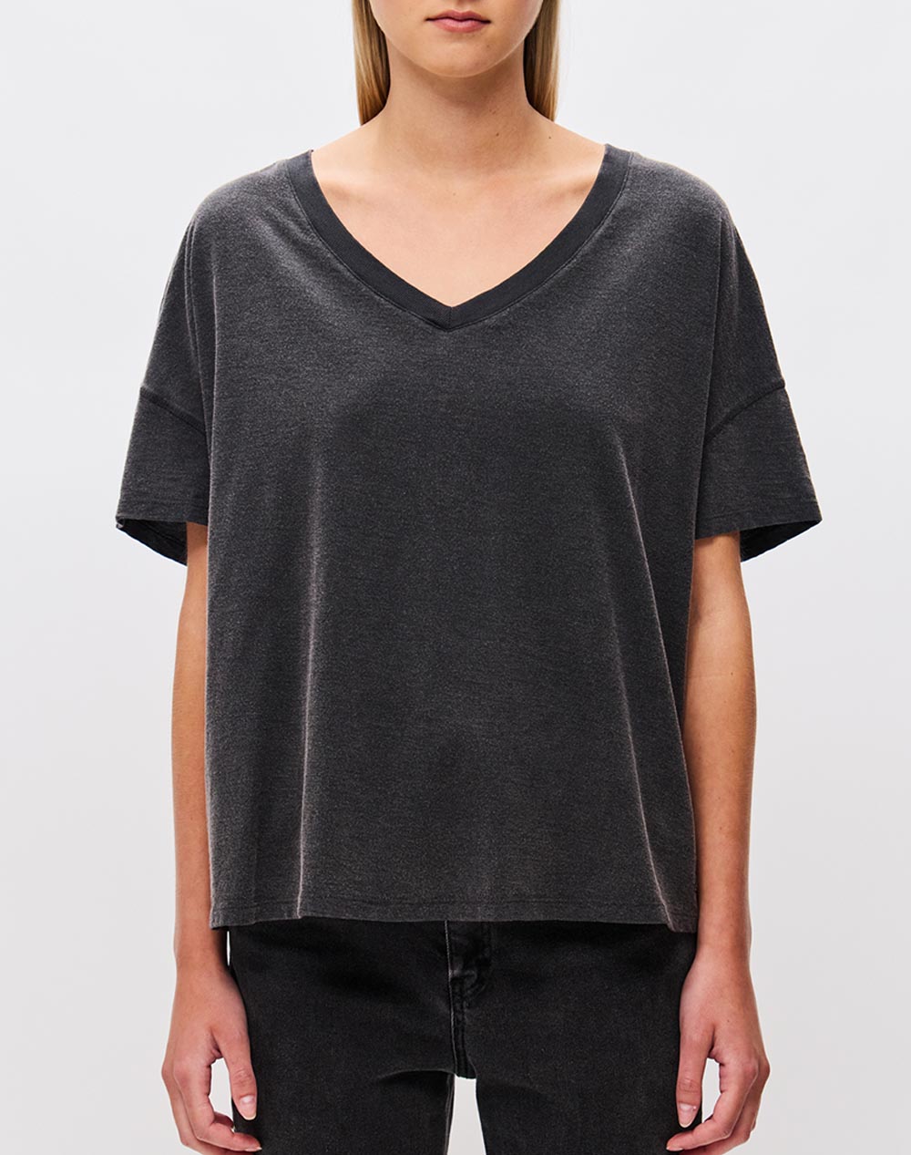 DIRTY LAUNDRY OVERSIZED V-NECK T-SHIRT