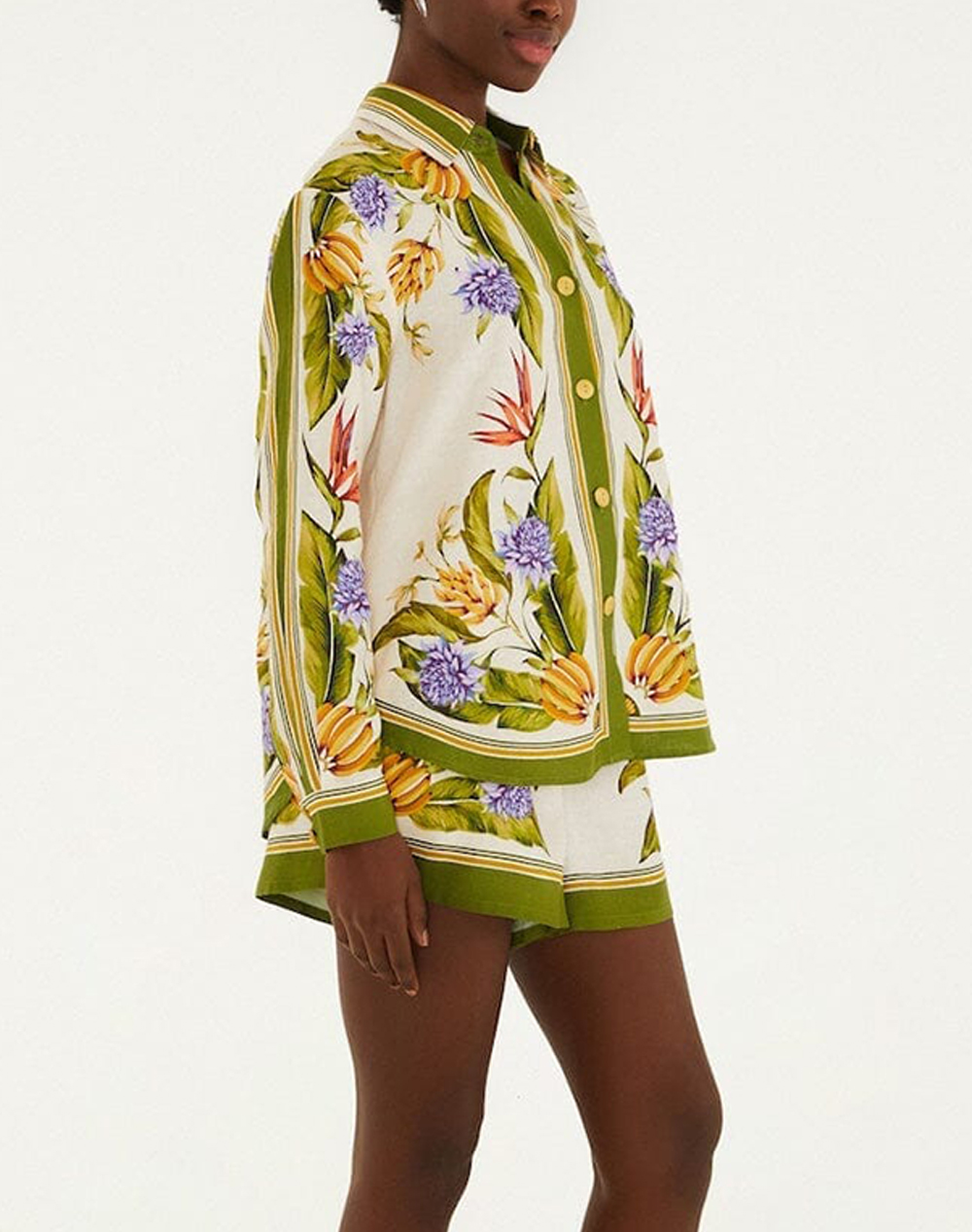 FARM RIO TROPICAL SCARF SAND SHORTS-TROPICAL SCARF SAND