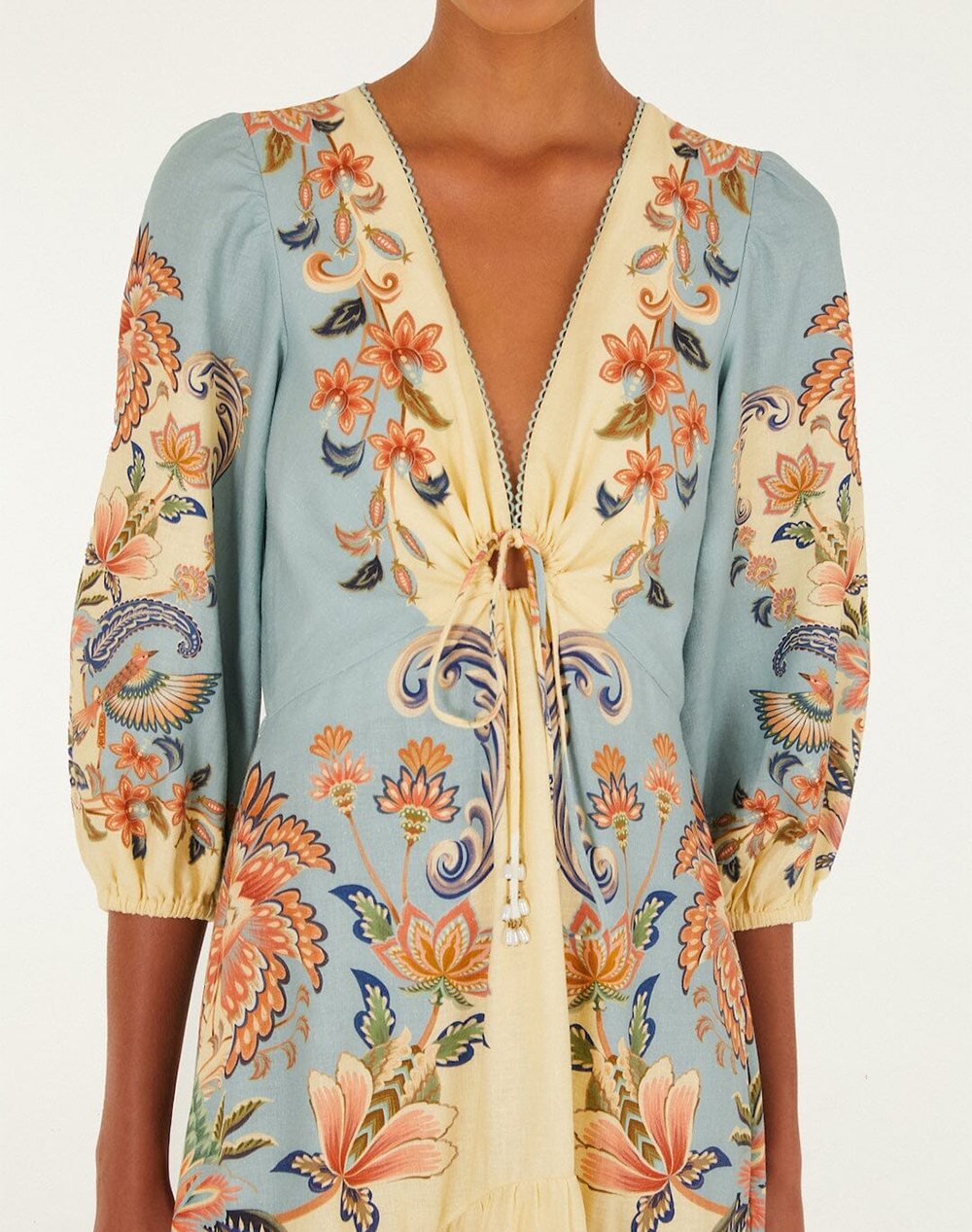 FARM RIO BOHO BEAUTY BUTTER MAXI DRESS-BOHO BEAUTY BUTTER