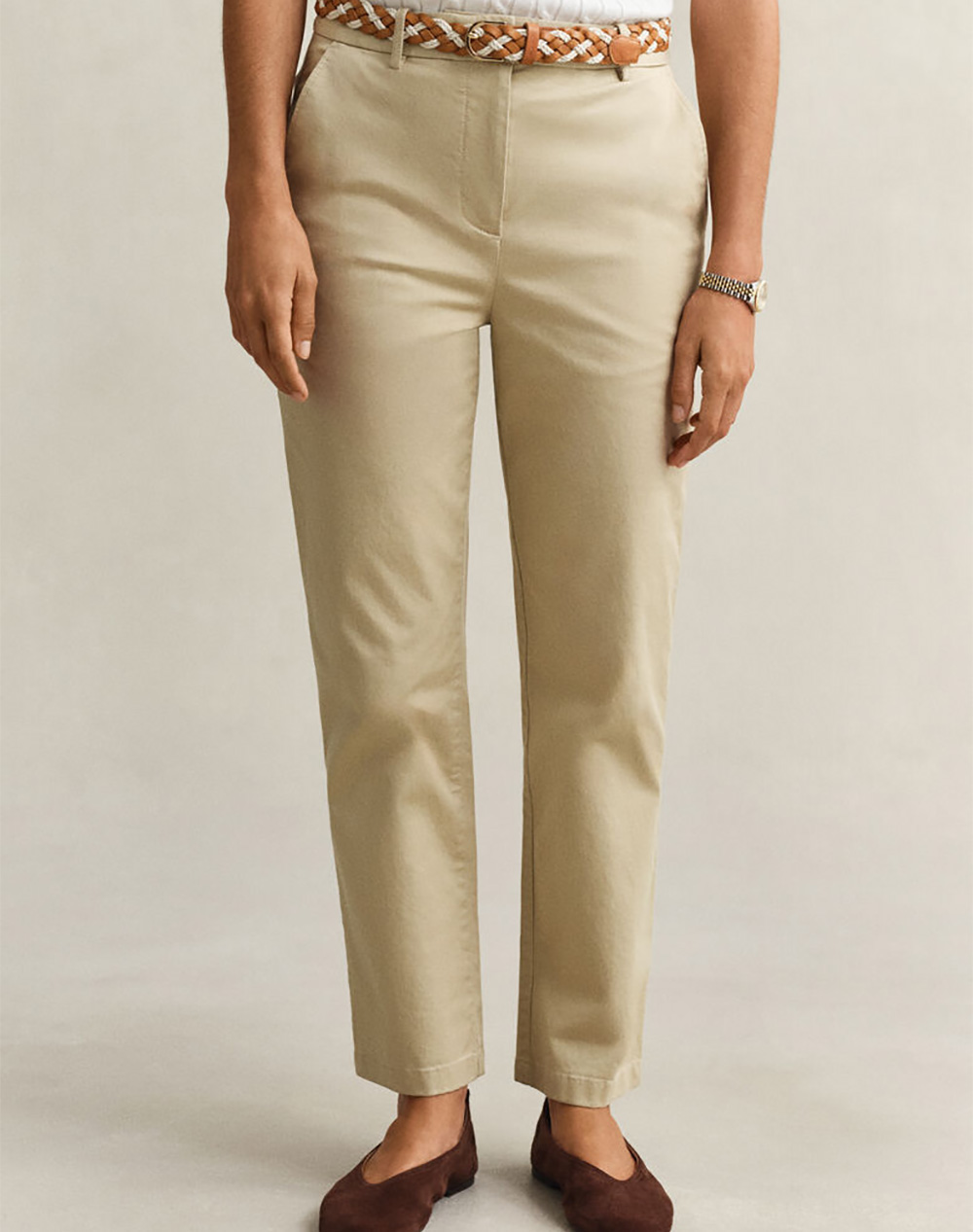 GANT TROUSERS SLIM CHINOS