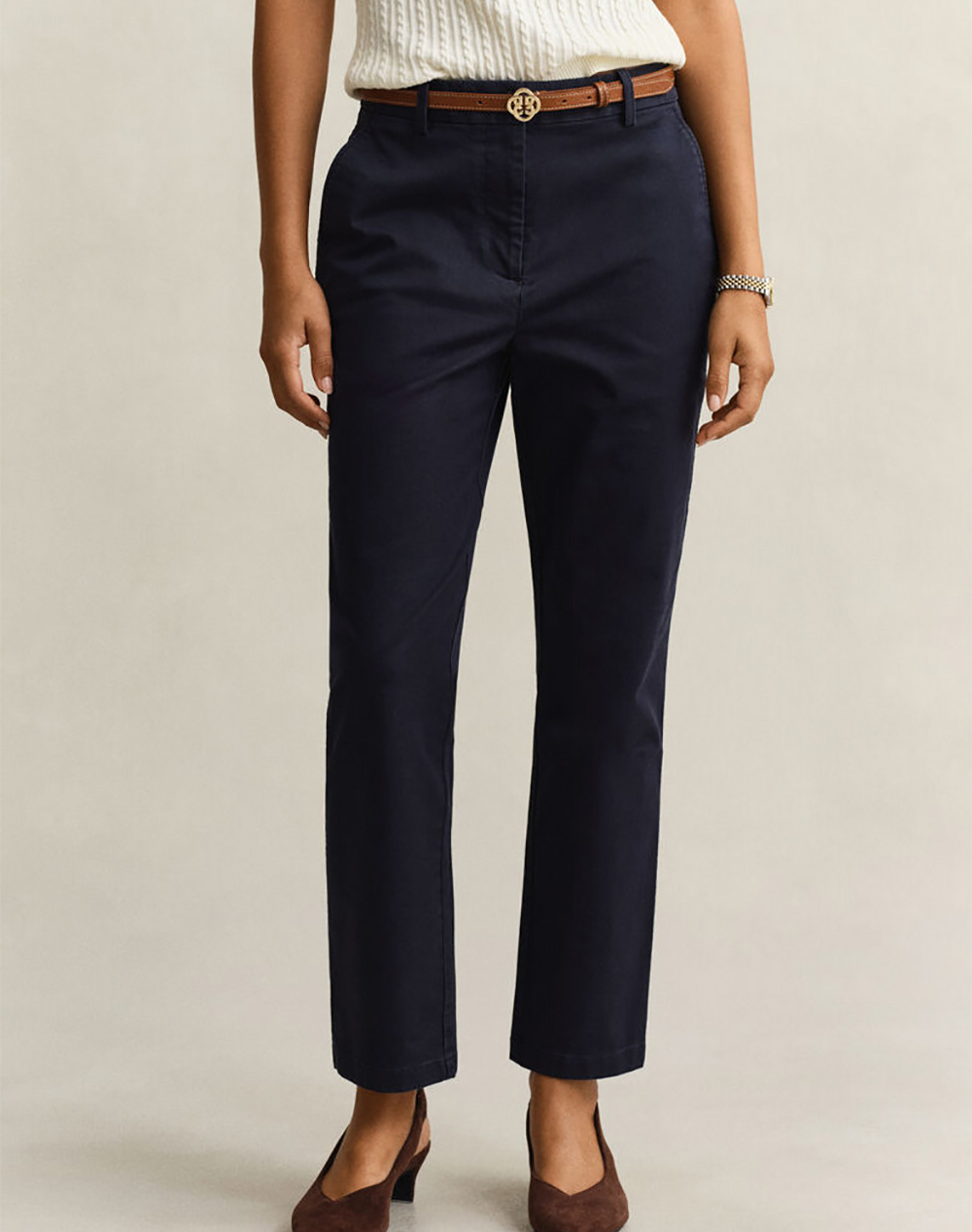 GANT TROUSERS SLIM CHINOS