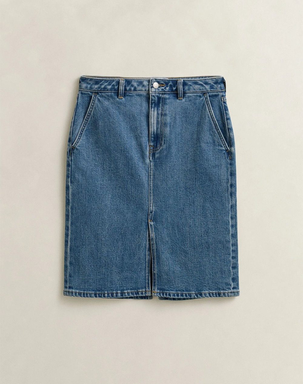 GANT SKIRT DENIM PENCIL SKIRT