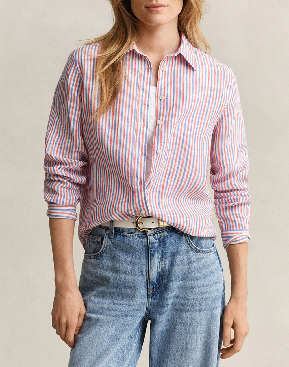 GANT РИЗА ΜΜ REG STRIPED LINEN LS SHIRT