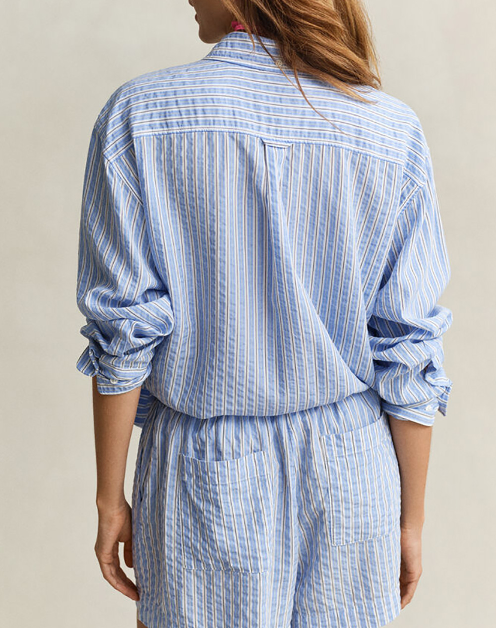 GANT РИЗА ММ REL STRIPE SEERSUCKER BD SHIRT REL STRIPE SEERSUCKER BD SHIRT