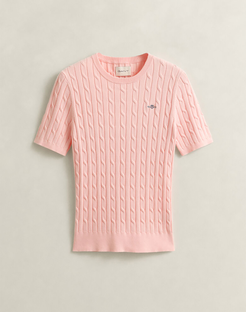 GANT ПУЛОВЕР KMSTRETCH COTTON CABLE SS C-NECK