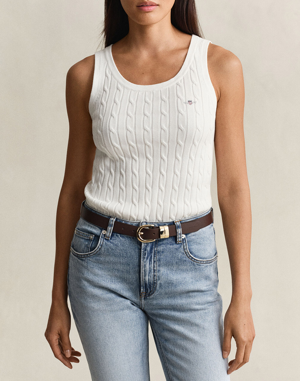 GANT БЛУЗА XM STRETCH COTTON CABLE TANK TOP