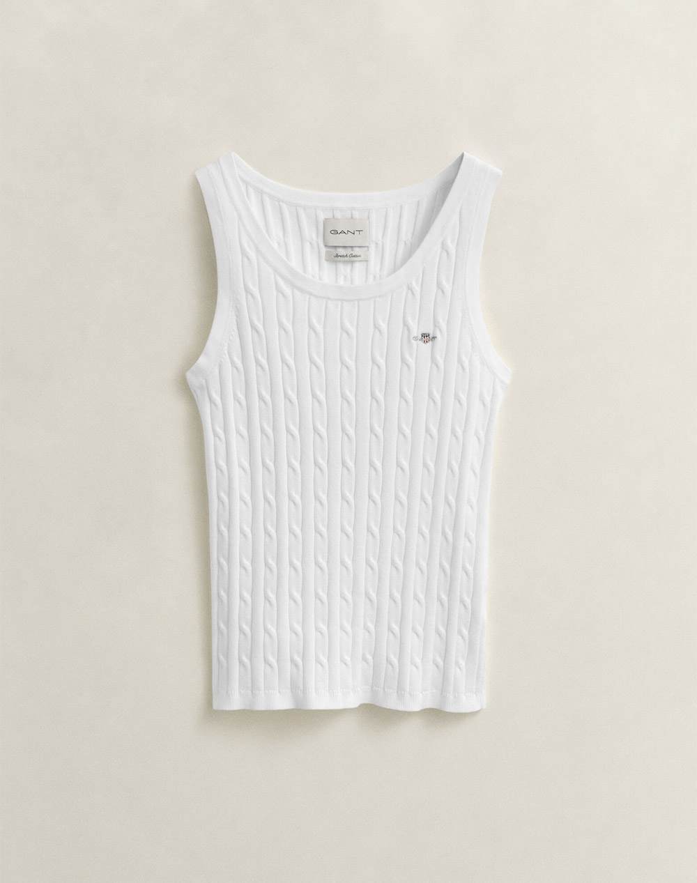 GANT БЛУЗА XM STRETCH COTTON CABLE TANK TOP