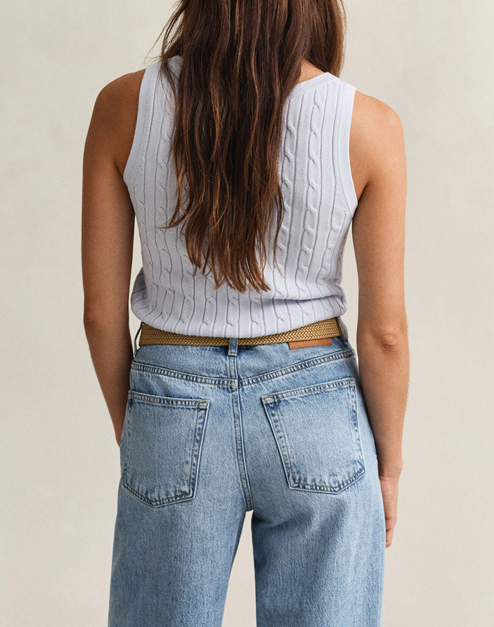 GANT БЛУЗА XM STRETCH COTTON CABLE TANK TOP