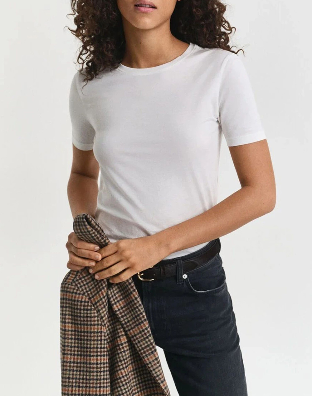 GANT БЛУЗА KMLIGHT COTTON SS T-SHIRT