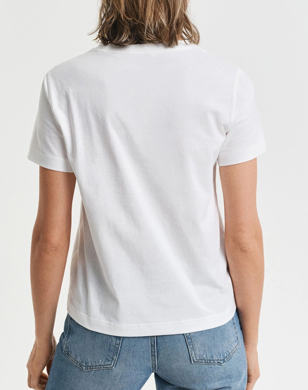 GANT БЛУЗА KMREG TONAL SHIELD SS T-SHIRT