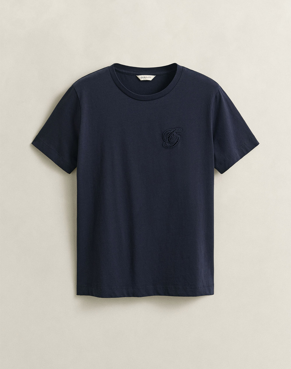 GANT БЛУЗА KMREG SCRIPT SS T-SHIRT